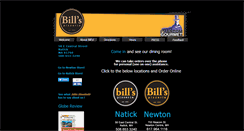 Desktop Screenshot of billspizzeria.com
